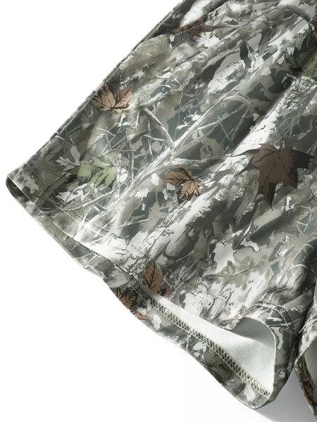Women's Casual Camouflage Branch Print Loose-Fit Shorts, Lightweight Summer Pants for Women, Perfect for Daily Wear & Outdoor Activities, Casual Comfy Shorts