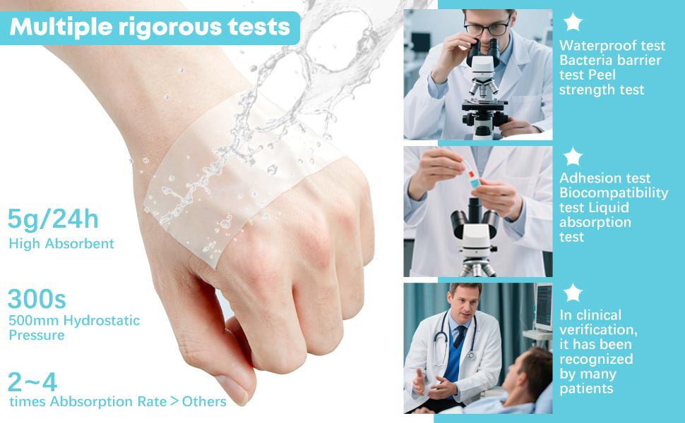 LIFARA Hydrocolloid Roll for Wound Care - Cut-to-Size, Extra Large Hydrocolloid Patch Bandages with Self-Adhesive, Ultra Absorbent, Flexible & Waterproof, First Aid Kit Essential (2in*16ft, 11.8mil/ 0.3mm Thickness)) Healthcare acne pimple patch bandaids