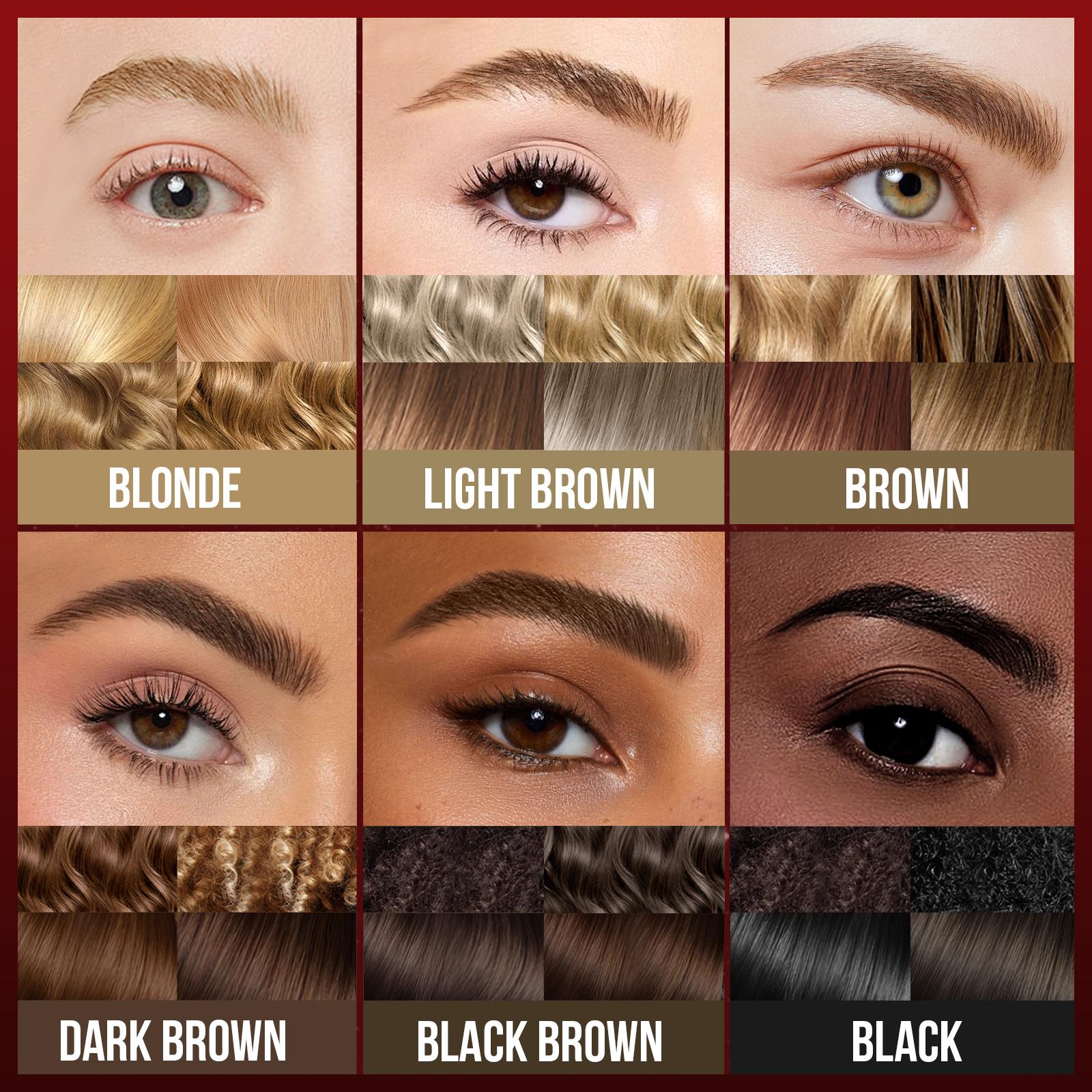 Vevivia Eyebrow Pencils for Women - Eyebrow Pen with Dual-Brush-Tip & Curved Tip for Natural Fuller-Looking Brows, Precise Hair-Like Strokes for All Brow Types, Last All-Day Brow Makeup