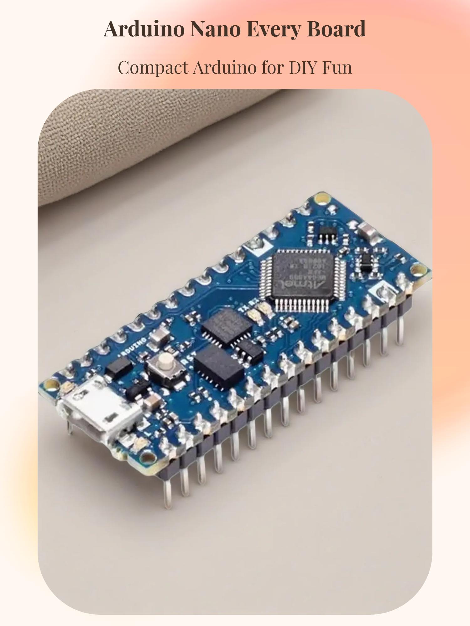 Arduino Nano Every Development Board Abx00033 Abx00028 Microcontroller, Ideal for DIY Projects, Compact Design, Easy Integration