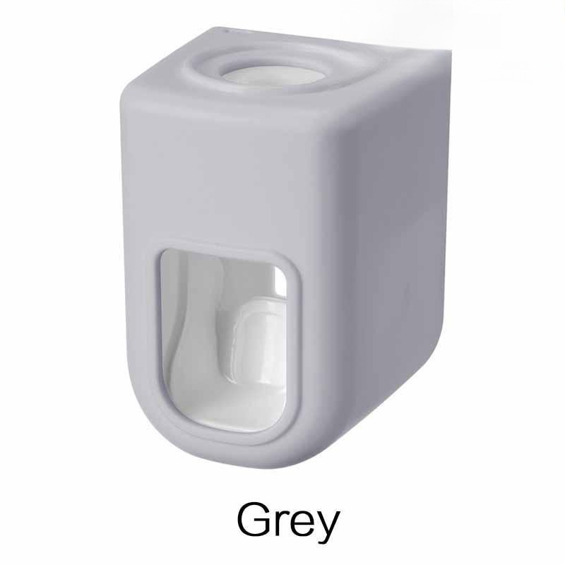 Wall Mounted Toothpaste Squeezer, 1 Count Toothpaste Dispenser, Toothbrush Holder, Bathroom Storage Rack, Bathroom Supplies