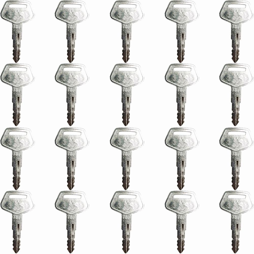 787 Keys Set for Excavators & Loaders, Durable Replacement Parts for Dozers & Backhoes, Essential Maintenance Tools Hardware