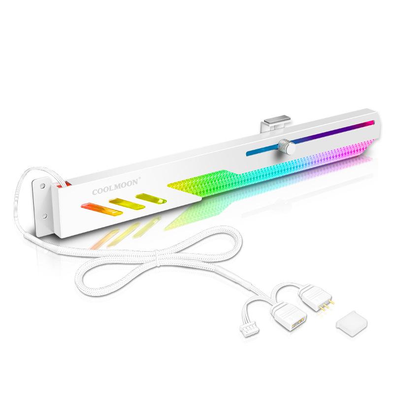 RGB Glow 28cm Extended GPU Support Bracket with Light Board for PC Chassis