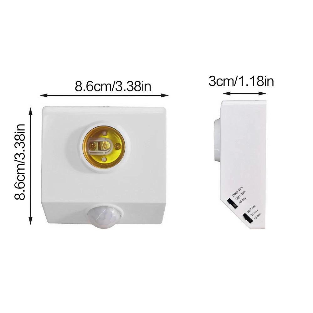 Smart human sensor e27 bulb; auto on/off with motion detection, energy efficient, ideal for Hallway Garage Indoor Outdoor Lighting Convenience
