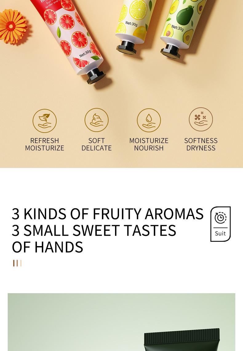 SADOER Anti-Crack Mini Hand Cream Hand Skin Care for Dry Cracked Hands Set, 5 Pieces Included