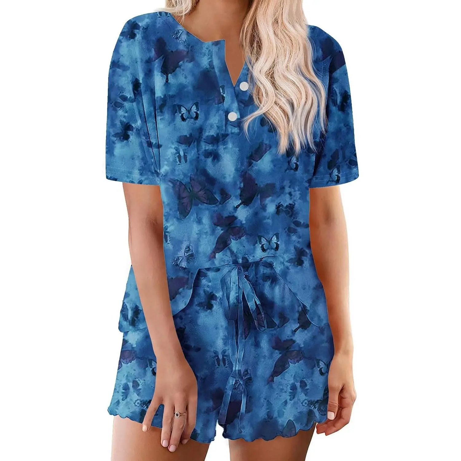 Tie Dye Blue Butterfly