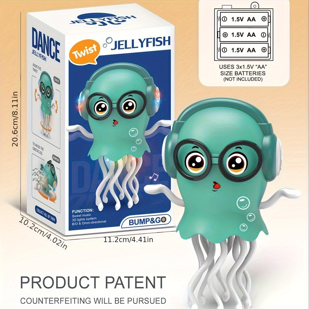 Funny Dancing Octopus Toy, Electric Induction Music Automatic Obstacle Avoidance Stress Relief Gift, Birthday Christmas Present