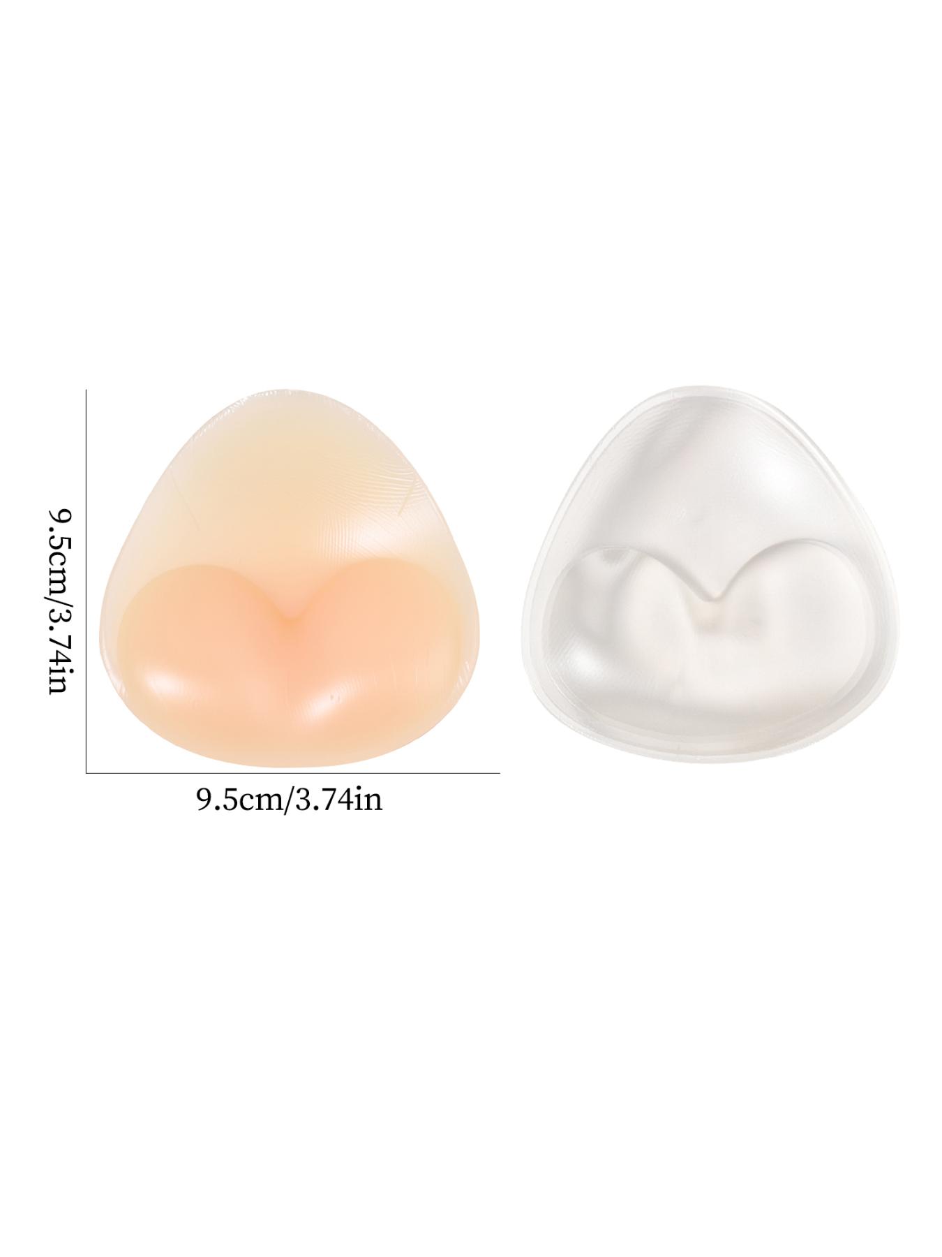 Women's Invisible Filled Magic Seamless Bra Pads, Swimsuit Nipple Covers, Petal Bikini Bra Inserts, Thickened Push-Up Padding, All Seasons, Swimming