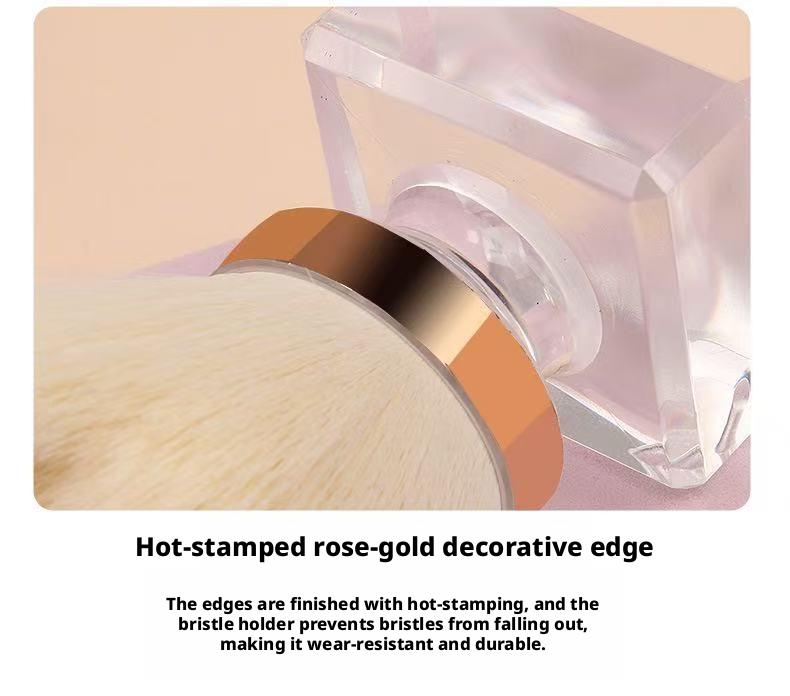 Soft Fluffy Makeup Brush Nail Dust Remover Brush Foundation Brush Mushroom Head Beauty Cosmetic Tool