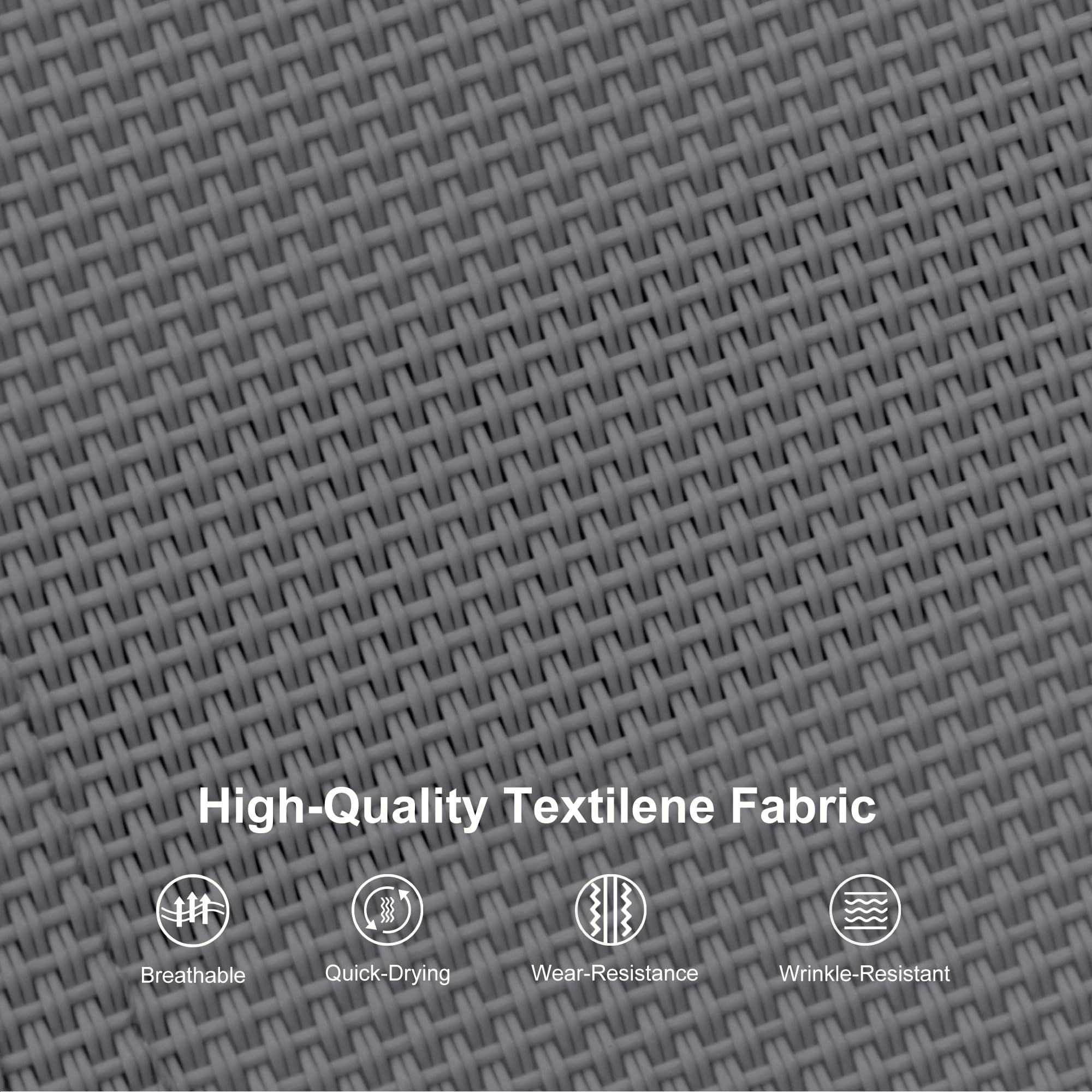 PURPLE LEAF Patio Chaise Lounge Set Outdoor Beach Pool Sunbathing Lawn Lounger Recliner Chair Outside Chairs with Side Table Included PURPLE LEAF Patio Chaise Lounge Set Outdoor Beach Pool Sunbathing Lawn Lounger Recliner Chair Outside Chairs with Side Table Included