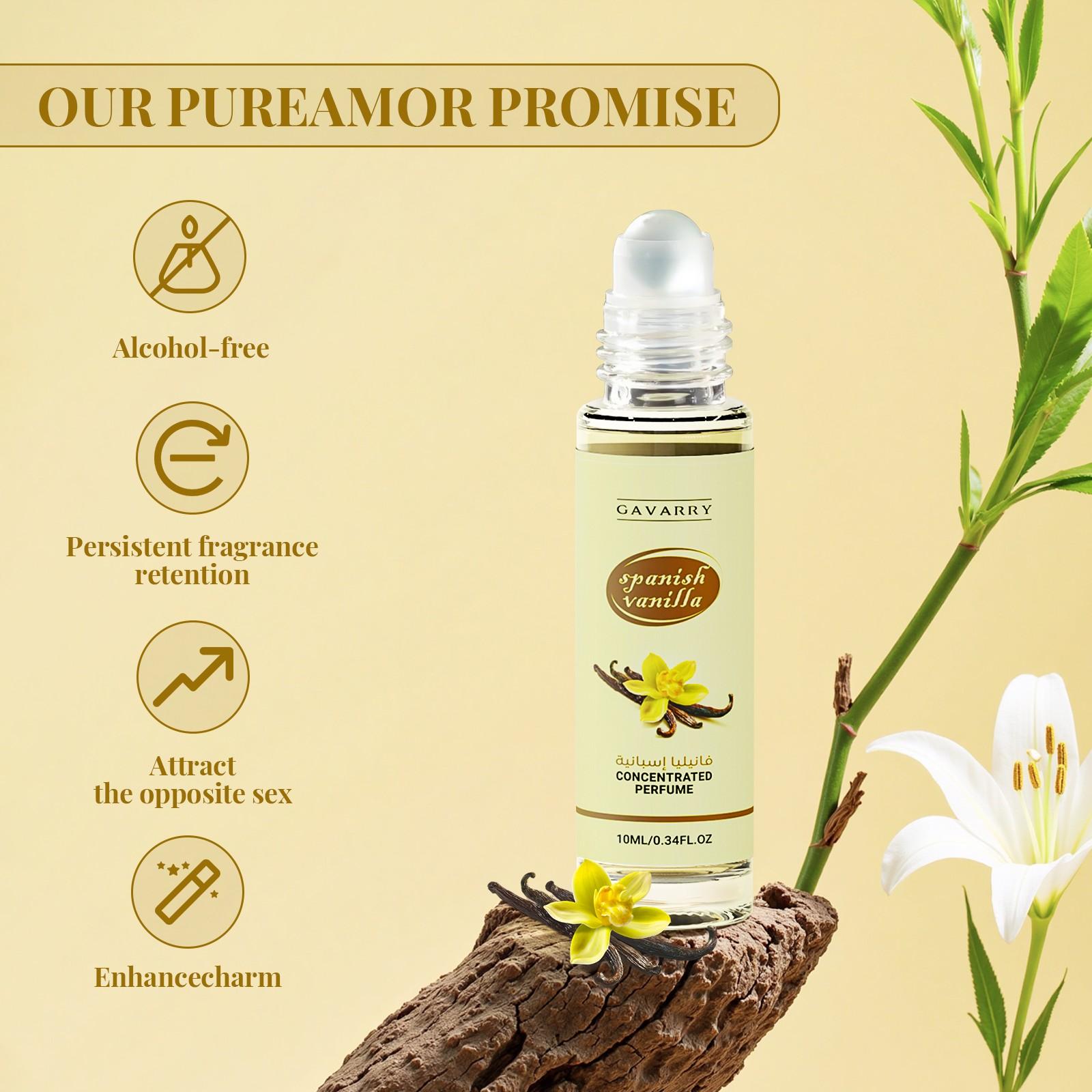 Women's Rollerball Perfume Oil, Oriental Food Chocolate Scent, Herbal Fragrance, Travel Size 10ML, Ideal for Dates, Parties, Daily Use