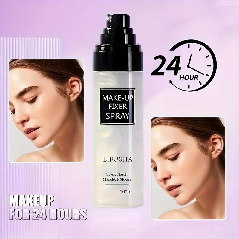 Ounce Star Flash Quick-Dry Setting Spray - Brightening, delicate and high-gloss, long-lasting oil control, sweat-proof and moisturizing without makeup removal