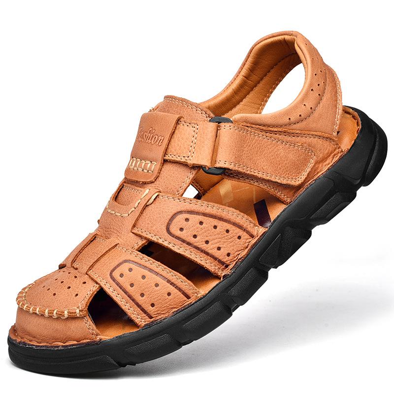 Men's Summer Solid Color Stylish Sandals | Casual NonSlip Beach & Outdoor Water Sandals