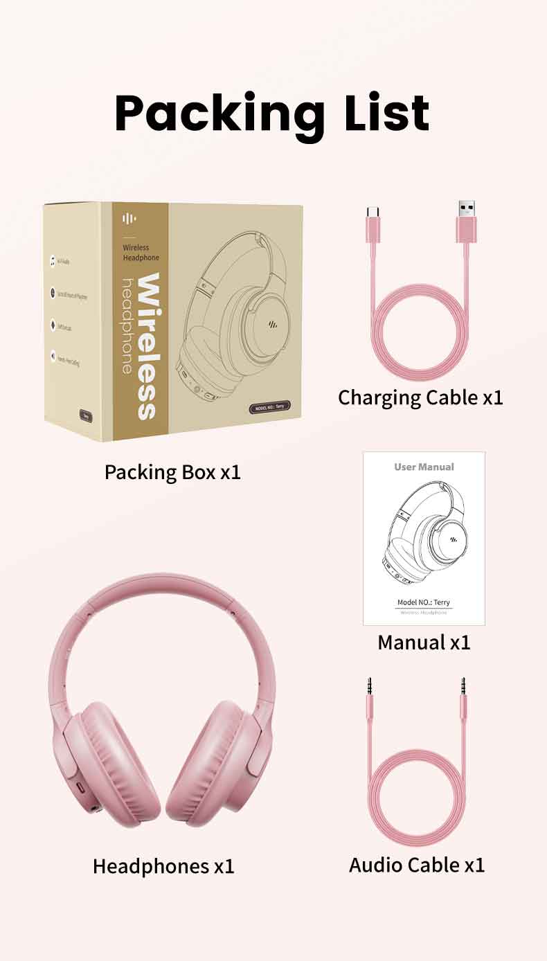 【Limited-time flash sale】Folding White Over-Ear Headphones with Microphone Lightweight Portable Stereo Bass Headset for Electronic PC & Mobile Phones Use Ideal  Audio Earbud  #TikTokShopHolidayHaul