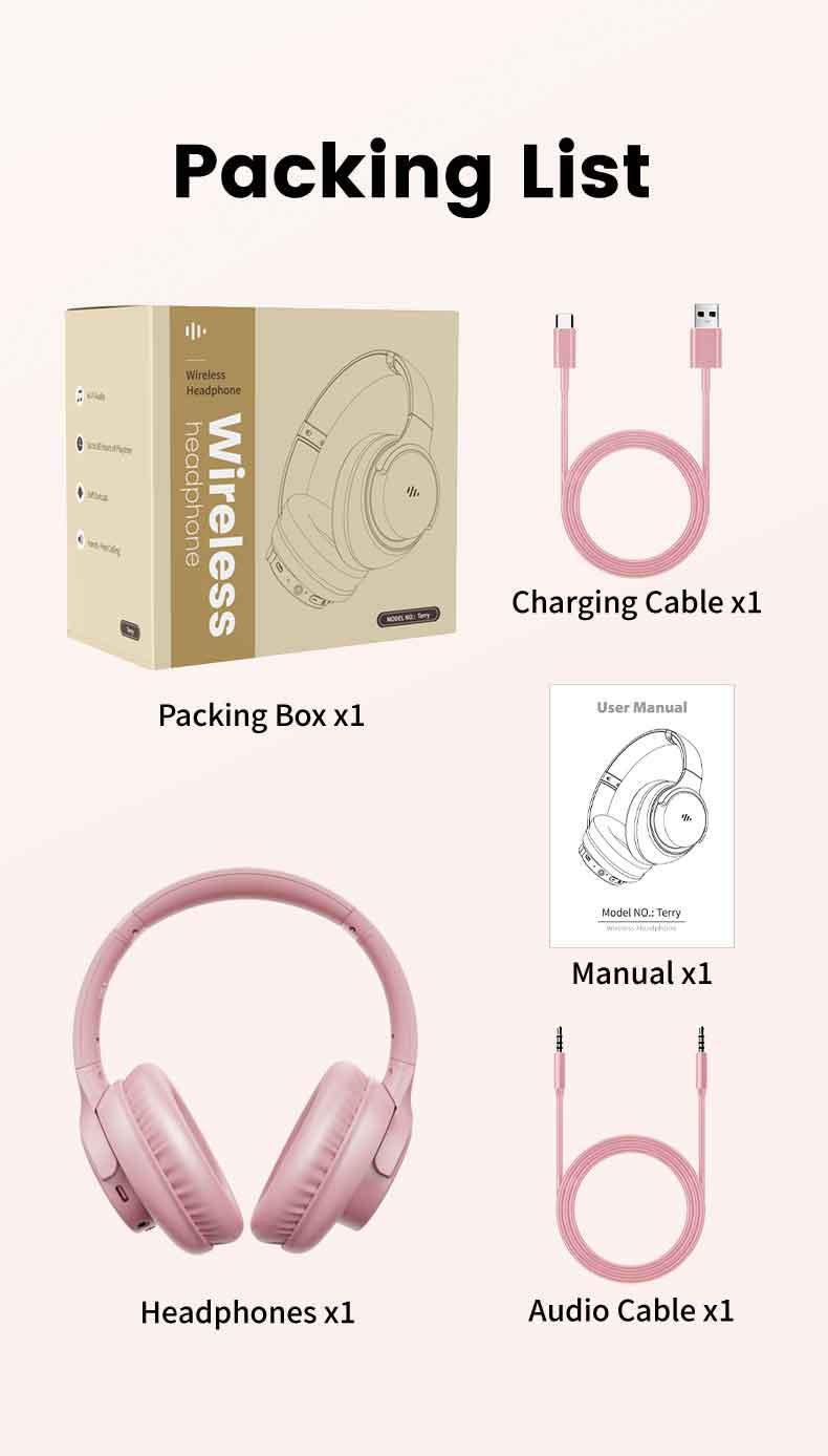 【Limited-time flash sale】Folding White Over-Ear Headphones with Microphone Lightweight Portable Stereo Bass Headset for Electronic PC & Mobile Phones Use Ideal  Audio Earbud  #TikTokShopHolidayHaul