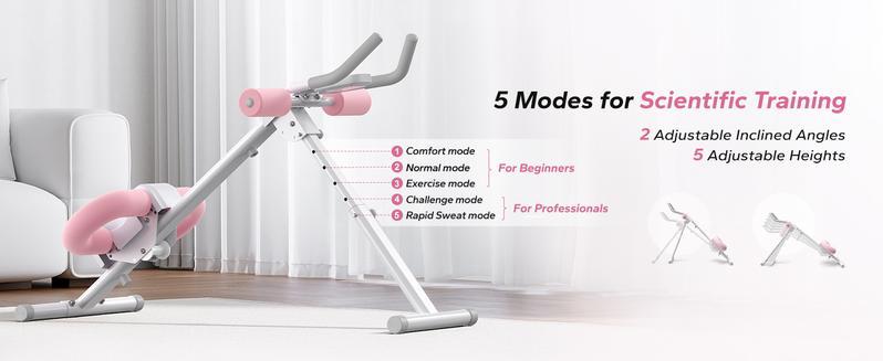 Merach Adjustable Ab Trainer Machine with LCD Monitor, Foldable Abdominal Exercise Machine Core Trainer Machine Workout for Arm, Leg, Buttocks Shaper, SpringStatements