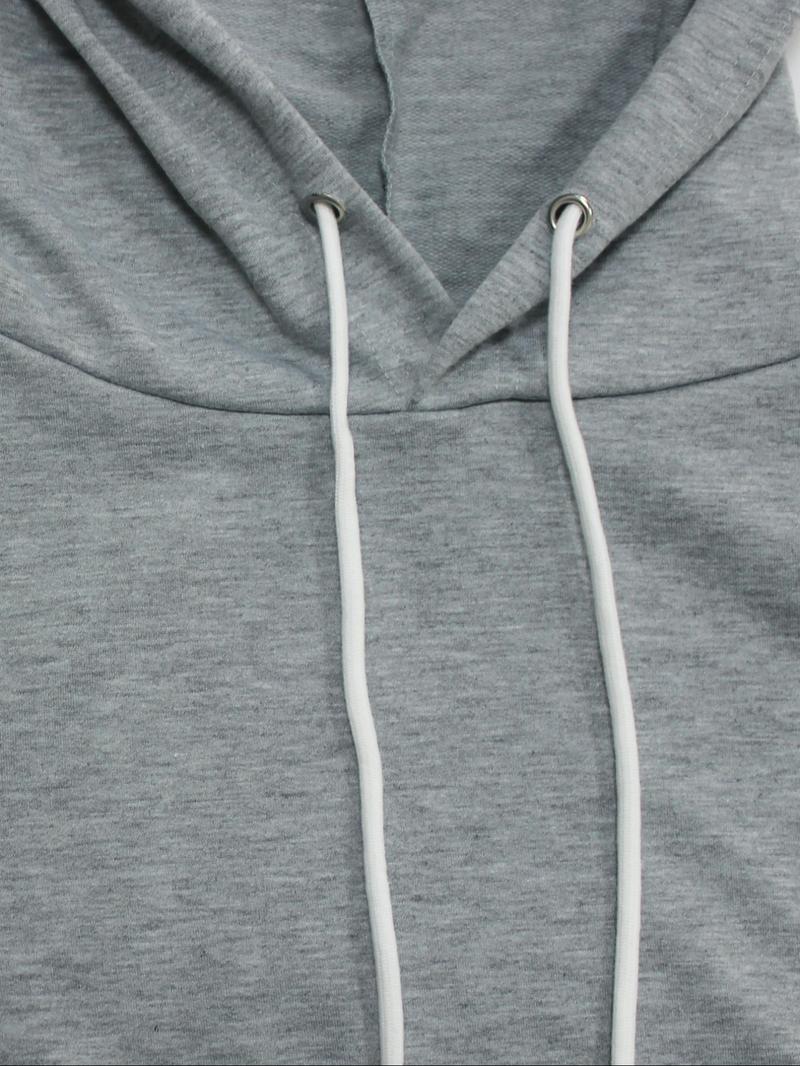 Women's Casual Hooded Sweatshirt Set, Long Sleeve Plain Pullover, Fitted Pants, Fall & Winter Streetwear, 2 Piece Women's Casual Hooded Sweatshirt Set, Long Sleeve Plain Pullover, Fitted Pants, Fall & Winter Streetwear, 2 Piece