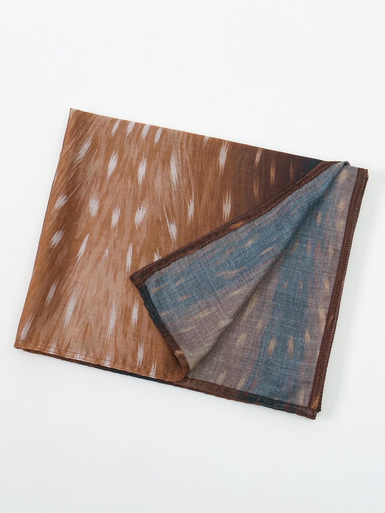 Watercolor Deer Spot Gradient Printed Scarf, Casual Fashionable Women's Lightweight Single-Sided Material, All Seasons Travel Daily Wear