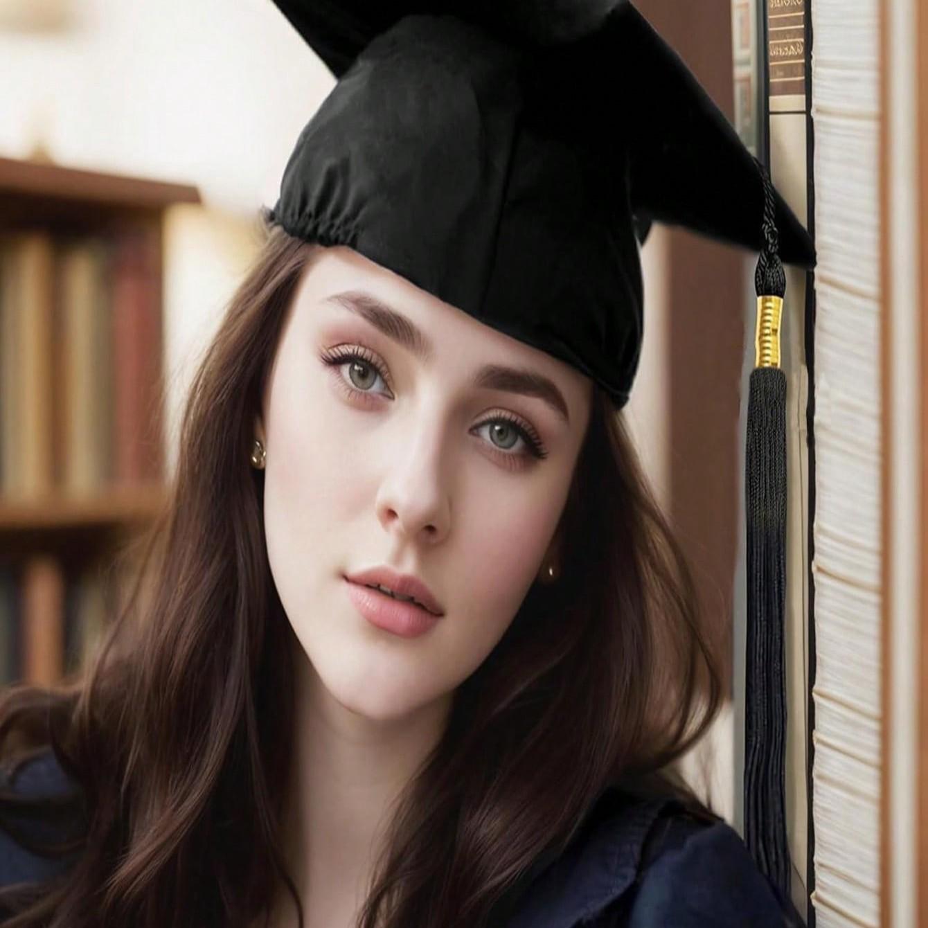 Graduation Cap Headband, No Need for Graduation Cap, Protects and Enhances Hairstyle, Perfect Graduation Gift Accessory