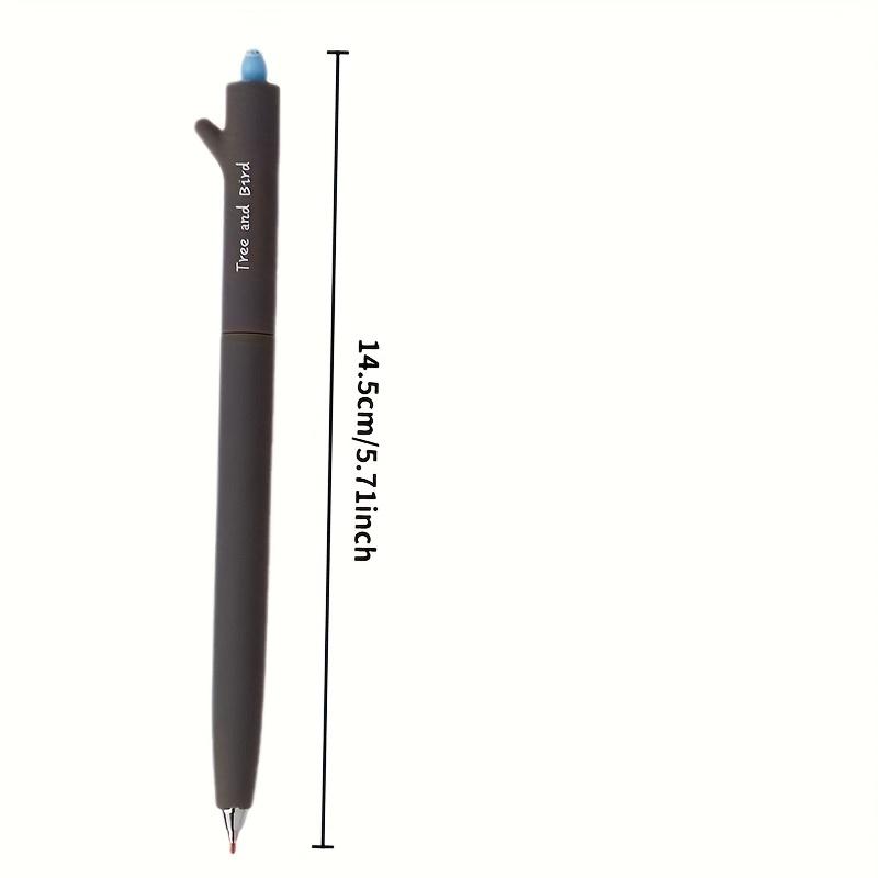3/6pcs Branch Bird Rotating Neutral Pens, Creative Low Center of Gravity Dual Pearl Fast Dry Ink, Random Style Signature Pen, Office Supplies