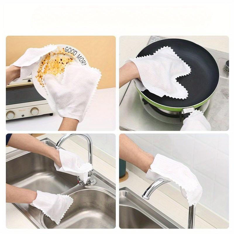 Microfiber Dusting Gloves, Household Cleaning Gloves, Multi-Purpose Wet & Dry Use, Easy Cleaning Mitts, Suitable for Kitchen, Living Room, Bedroom, Car, Furniture, Windows