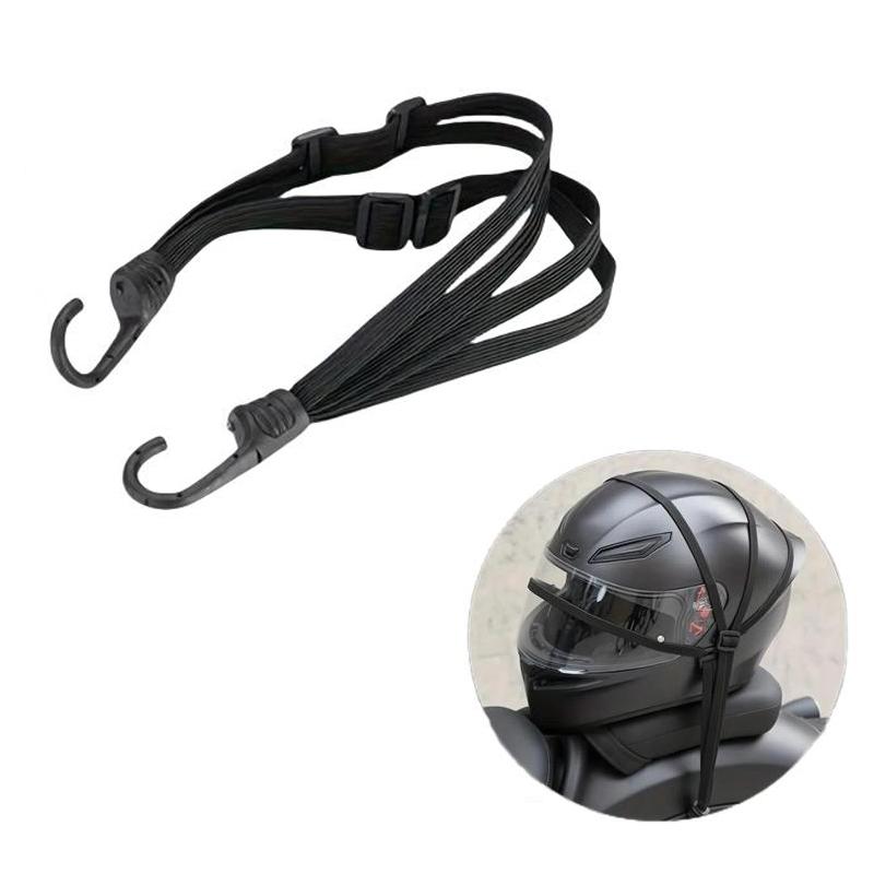 A multi-functional binding strap, motorcycle helmet binding strap, adjustable elastic elastic rope, hand-held electric bike net pocket tension rope hook, bicycle rear seat binding strap, suitable for outdoor travel and camping