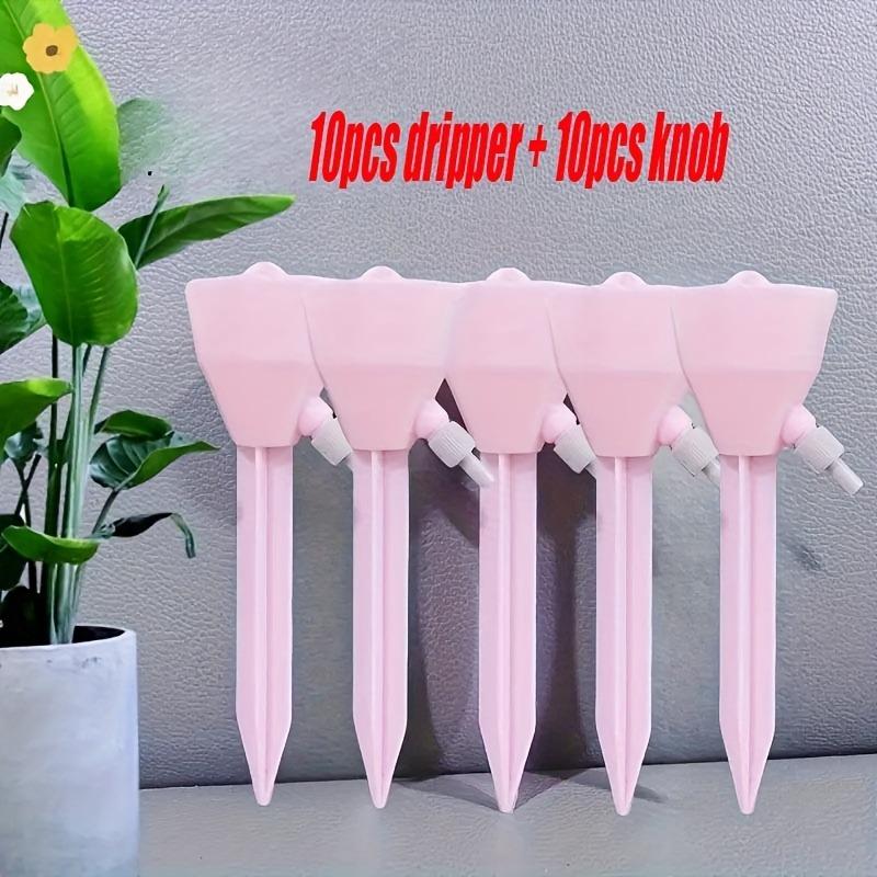 10pcs Automatic Plant Drip Irrigation Set, Automatic Plants Watering, Adjustable Water Flow, Indoor and Garden Plants, Battery-Free Efficient Potting System