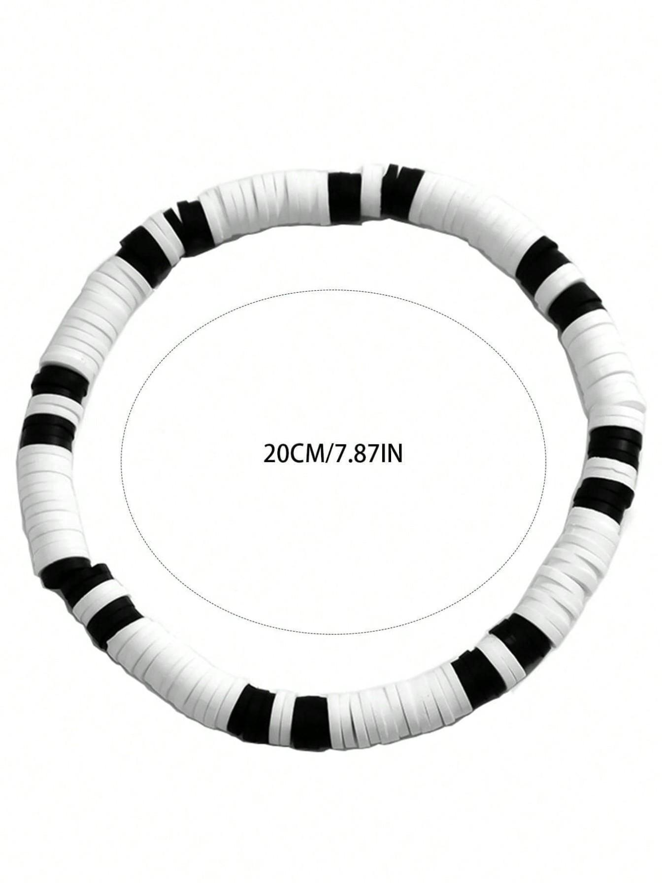 Men's Soft Clay Interval Splicing Necklace, Casual Versatile Soft Clay Necklace, Simple Style Jewelry Accessory