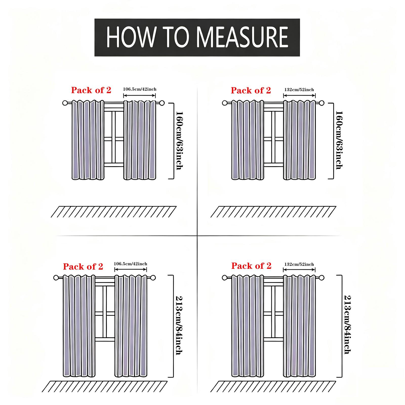 2 Panels Watercolor Landscape Checkered Curtains, HD Digital Printed Blackout Curtains, 85% Light Blocking Rate, Dustproof Decorative Curtains for Bedroom and Living Room