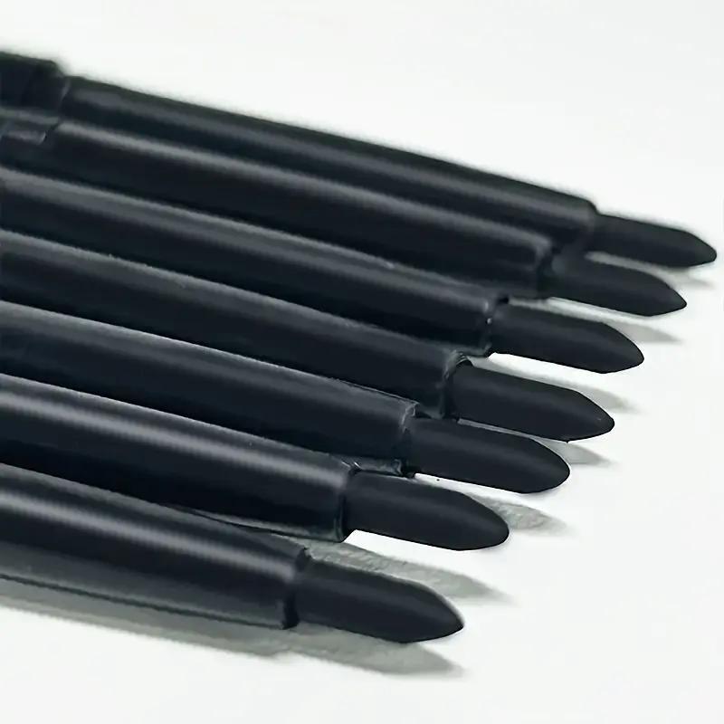 5 black gel eyeliner pencils, long-lasting and natural, soft and smooth, easy to apply, matte and quick-drying, smudge-resistant gel eyeliner cosmetics