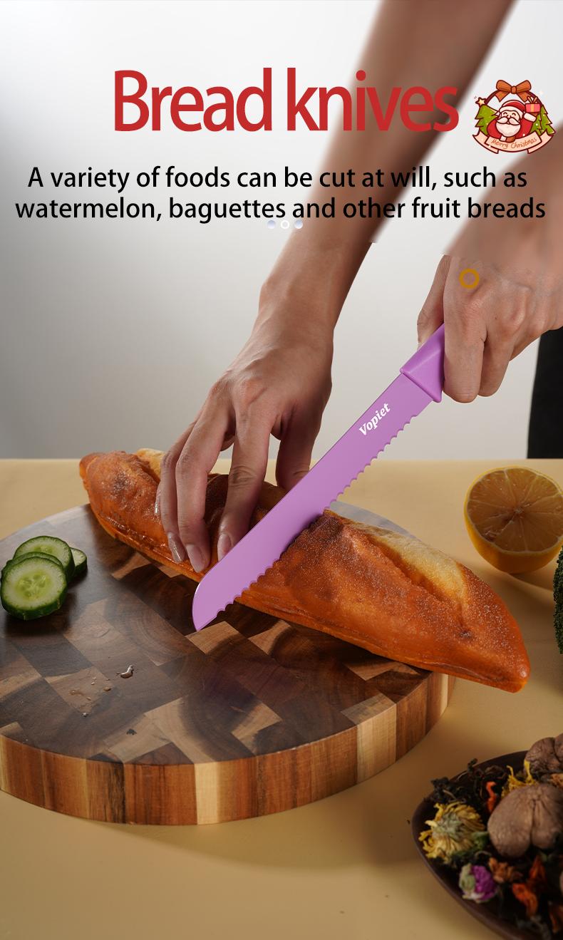 5 Pieces, Kitchen Knife Set, Meat Cleaver, Chef's Knife, Bread Knife, Fruit Knife, ANew Year's Gift Cooking Utensils Cutting Modern Block Home