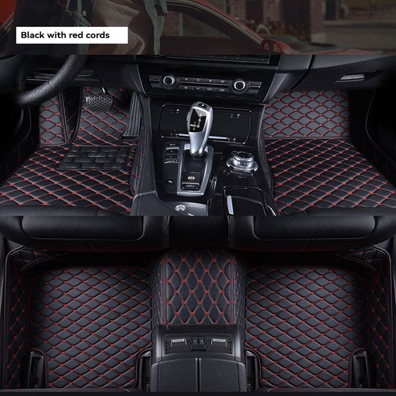 For 2010 Lincoln MKS Custom-Fit Full Coverage Car Floor Mats Easy-Clean Carpet-Style Floor Mats