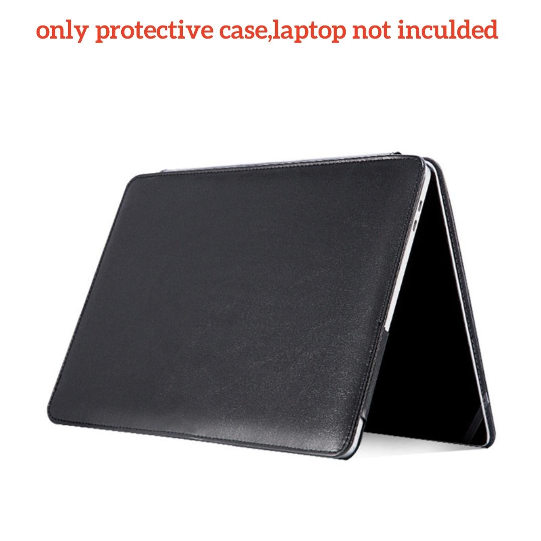 For Apple Macbook Protective Case, High-End PU Leather Material, Hybrid Shell Type, Durable and Stylish Laptop Cover, Laptop Casing