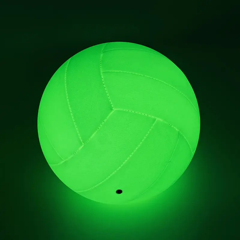 Official Size 5 Night Glowing Volleyball, High Quality Light-Up Outdoor Indoor Training Ball, Nice Sports Present for Volleyball Lovers And Athletes