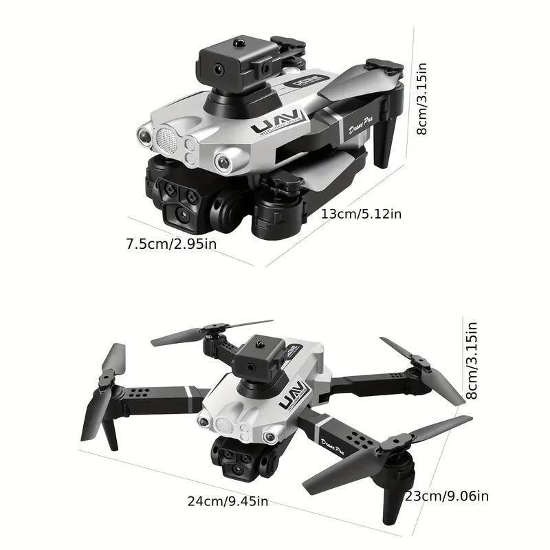LU200 Silver RC Mini Quadcopter Toy, RC Flying Drone with Complete Supporting Accessories for Outdoor Leisure Activities