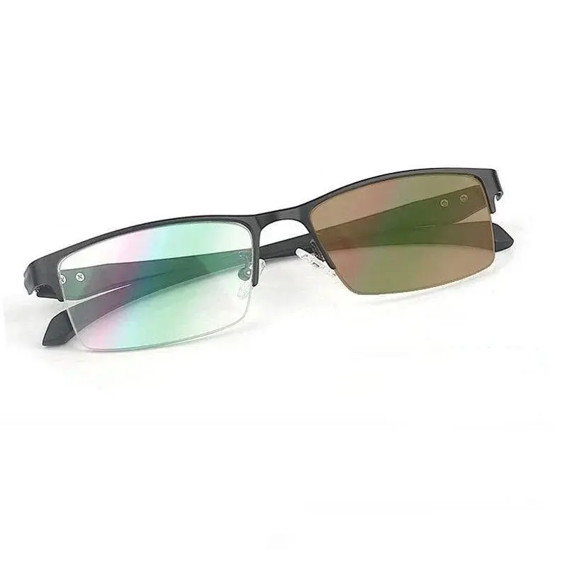 High-definition Photochromic Business Near Sight Glasses Fashionable Myopia Glasses for Shading Anti Blue Light Eyeglasses