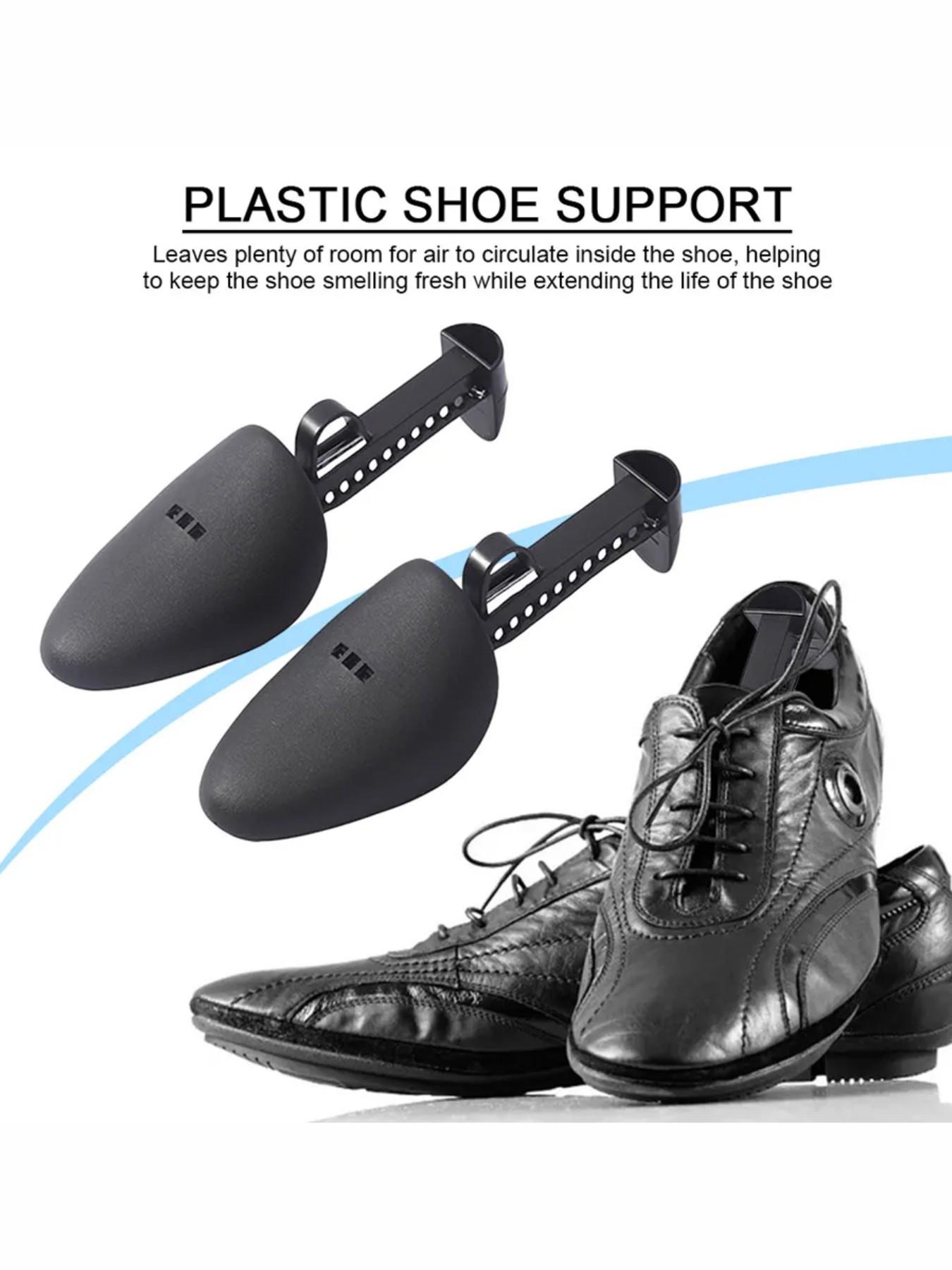 Adjustable Plastic Shoe Stretcher, Unisex Leather Shoe Form & Sports Shaper, Suitable for Sport Shoes and Casual Shoes