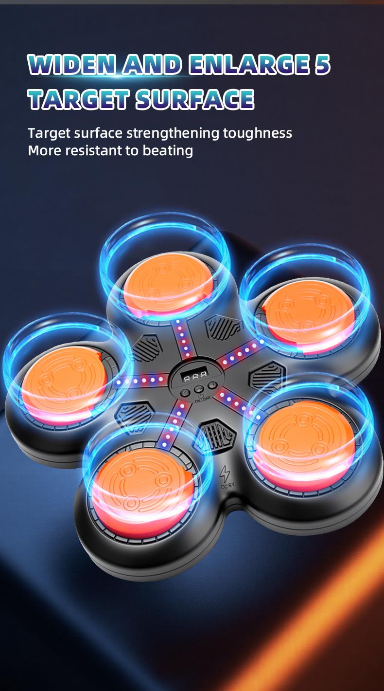 Smart Bluetooth-compatible Boxing Machine for Kids Aged 3+, Space-Saving Design, Precise Counting, Fun Fitness, USB PD Charging, Gift Idea