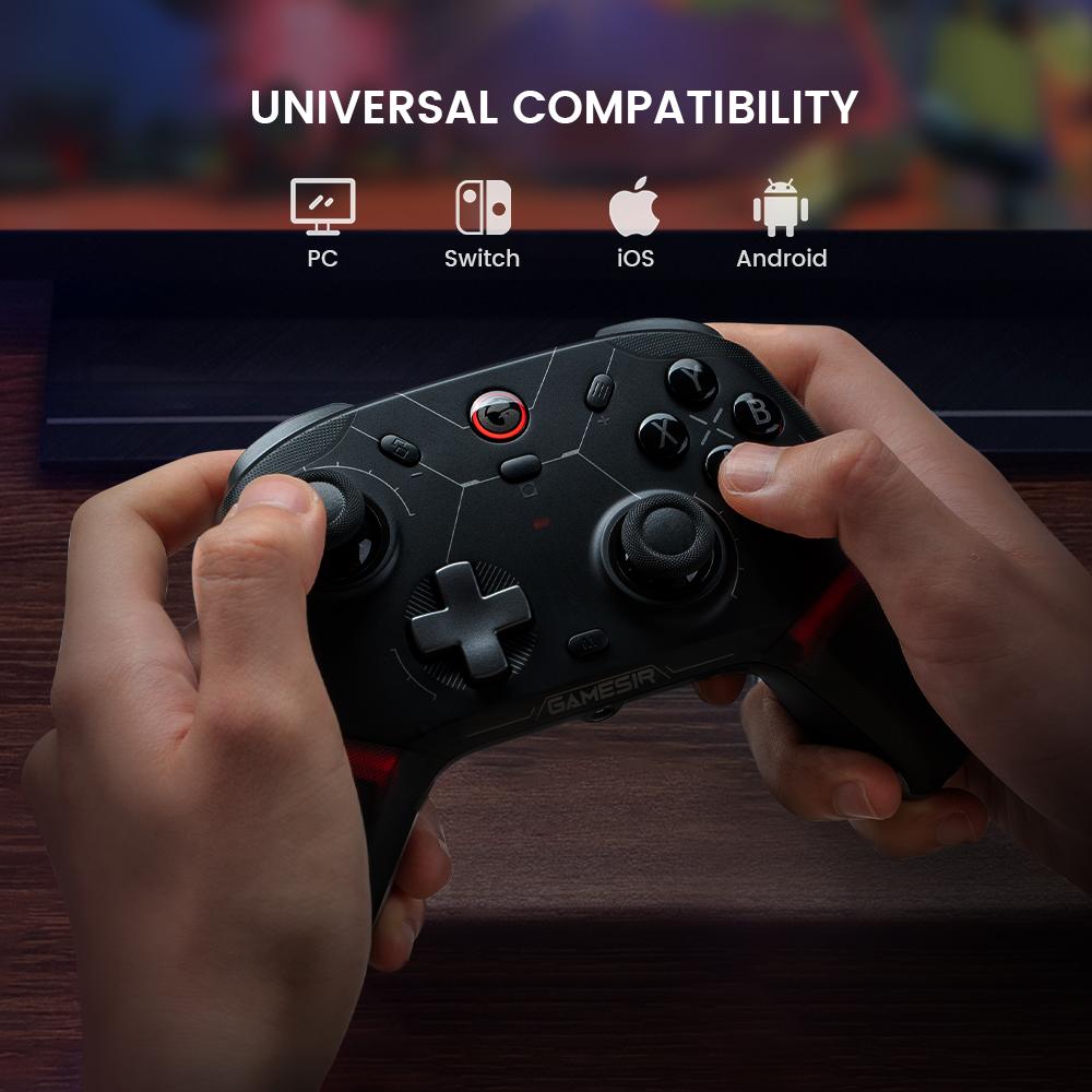 GameSir Cyclone 2 (Not Compatible with Xbox) Wireless Controller for PC/Switch/iOS/Android with Mag-Res TMR Sticks, Hall Effect Triggers, RGB Lighting, 6-Axis Gyro