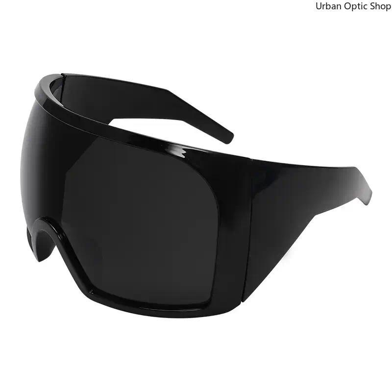 Oversized Wrap Around Sunglasses, Y2K Rave Party Eyewear