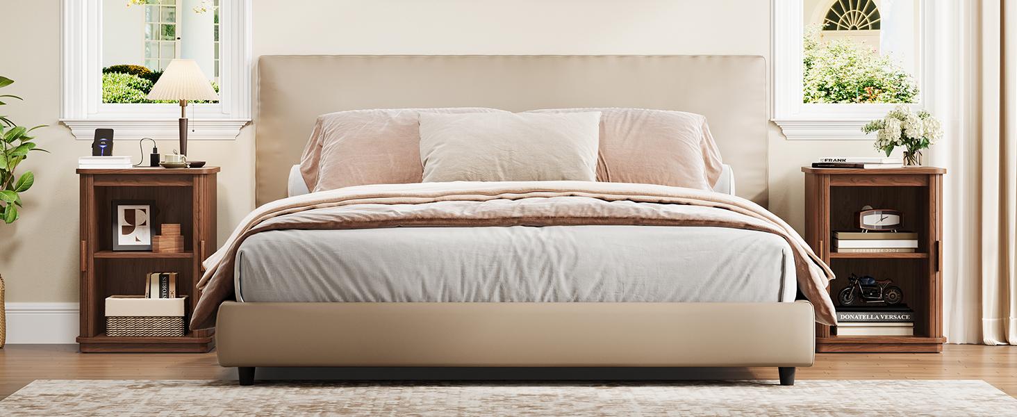 【Sliding Door Design】ONBRILL Square End Table with Storage & Charging Station, Fluted Accent Side Table with Sliding Door & Sturdy Pedestal, Mid-Century Modern Nightstand for Small Space, Living Room Furniture 【Sliding Door Design】ONBRILL Square End Table with Storage & Charging Station, Fluted Accent Side Table with Sliding Door & Sturdy Pedestal, Mid-Century Modern Nightstand for Small Space, Living Room Furniture