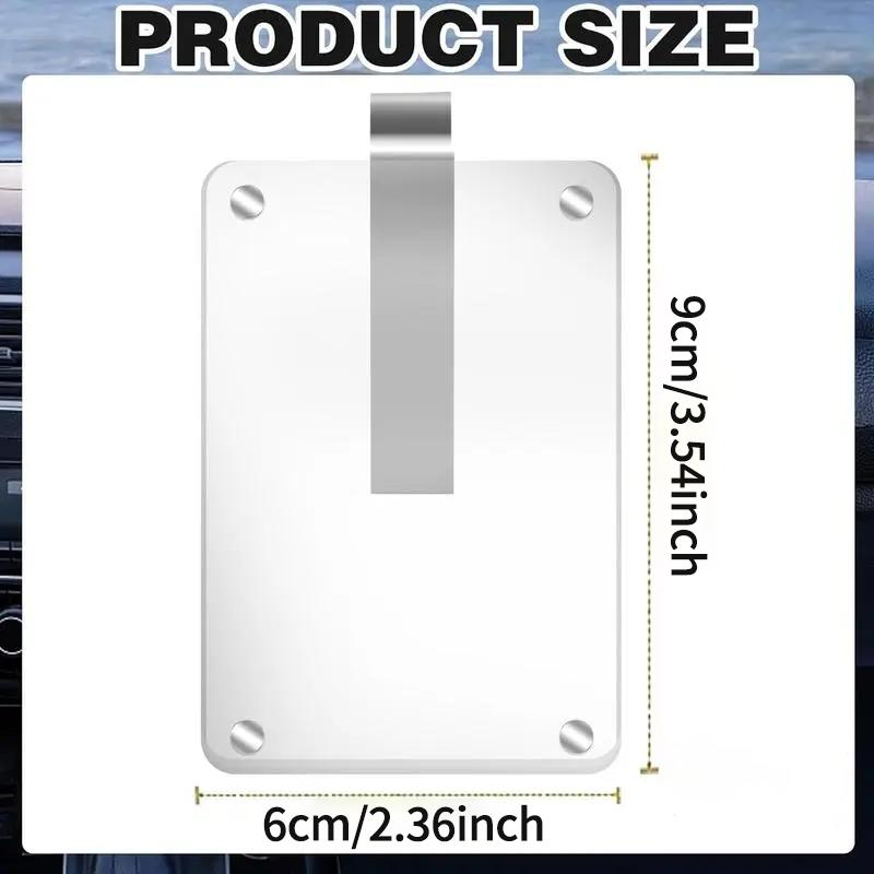 Personalized-Acrylic Car Sun Visor Photo Frame Clip, Wallet Photo Holder, Stylish Automotive Accessory, Unique Gift for Couples, Car Accessories