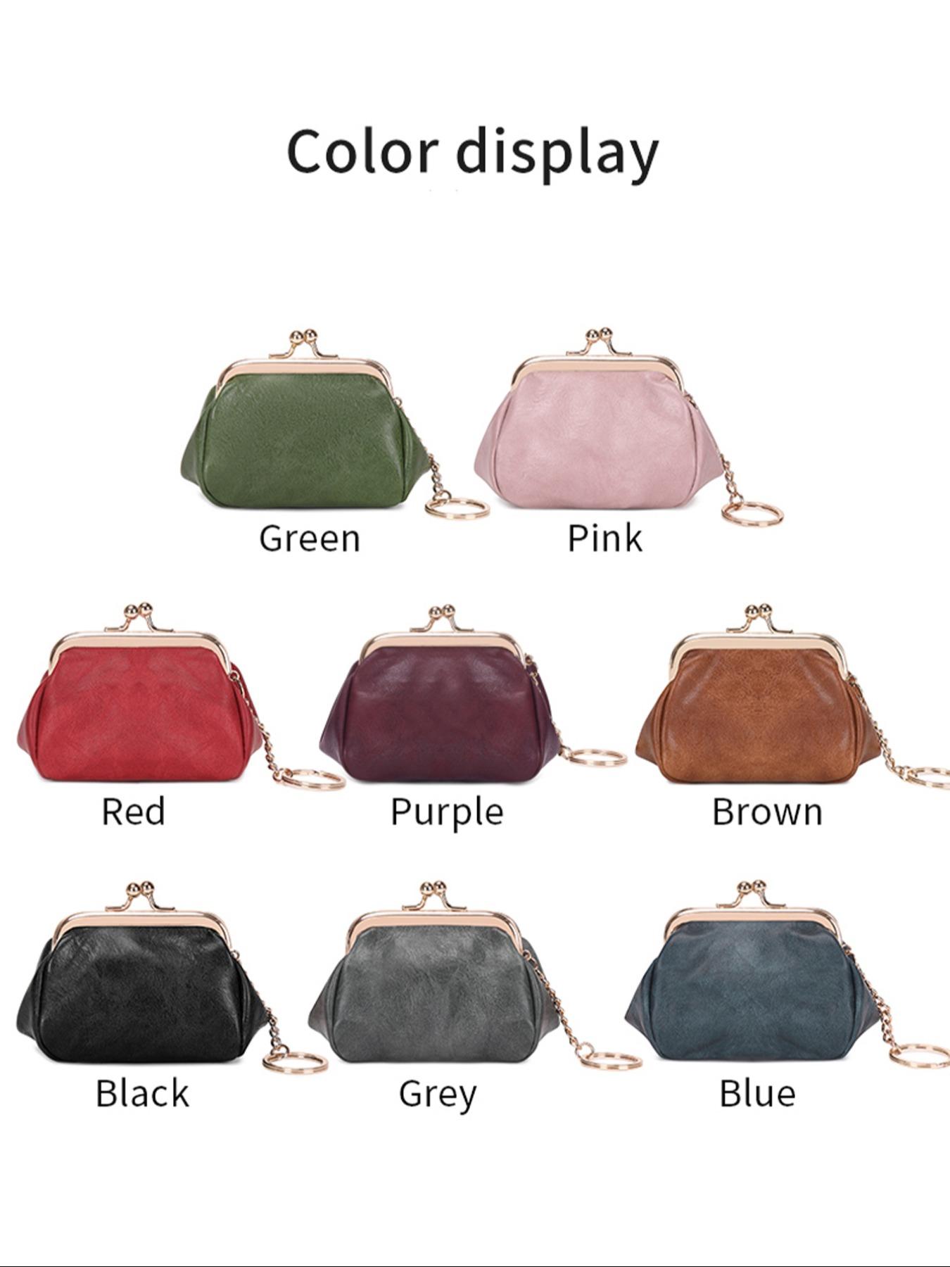 Women's Fashionable Solid Color Chain Strap Wallet, Casual Versatile Coin Purse for Daily Used, Trendy All-match & Exquisite Wallet for Birthday Gift, Elegant Fashion Wallet