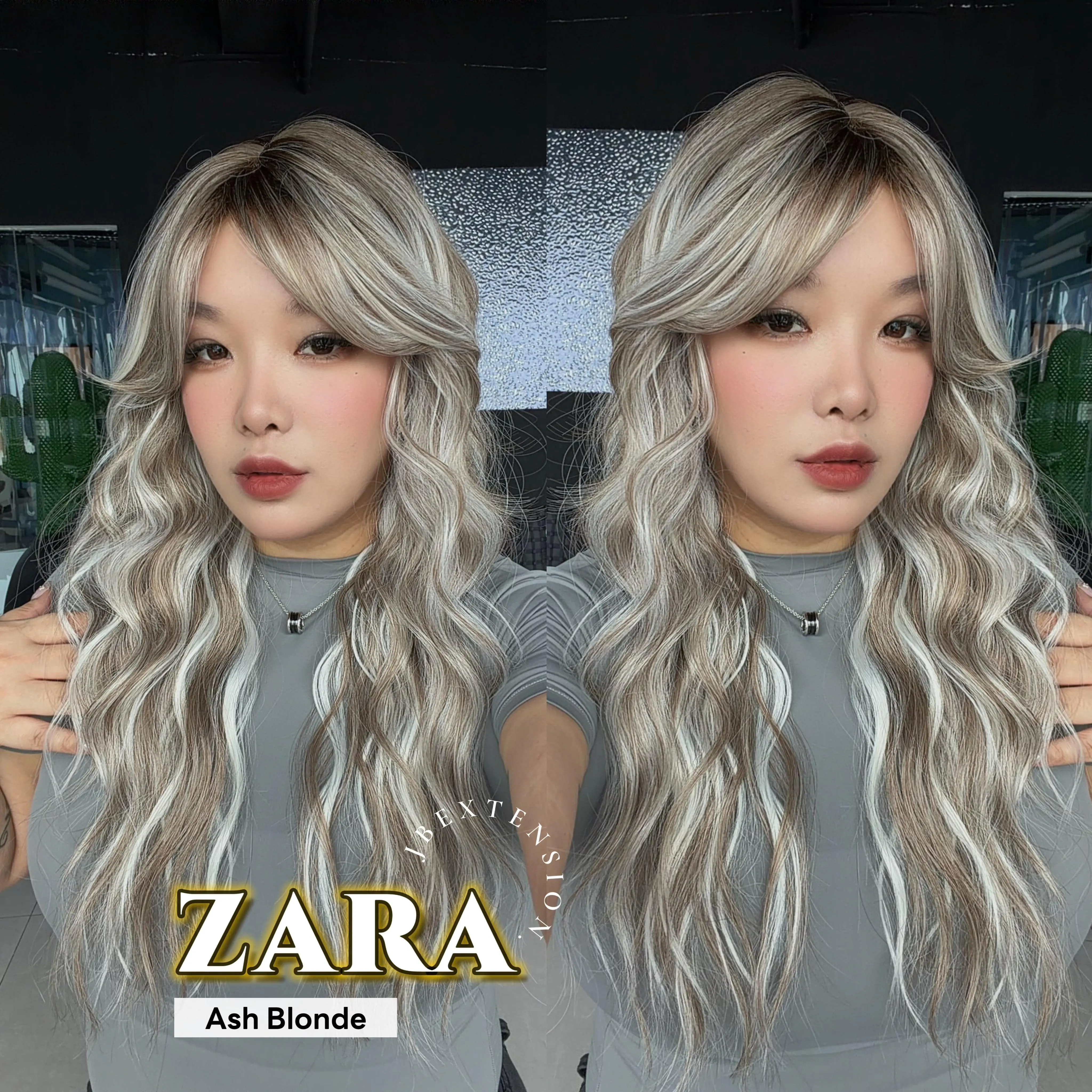 JBEXTENSION 25 Inches Wave Women Fashion Wig with Bangs ZARA JBEXTENSION 25 Inches Wave Women Fashion Wig with Bangs ZARA
