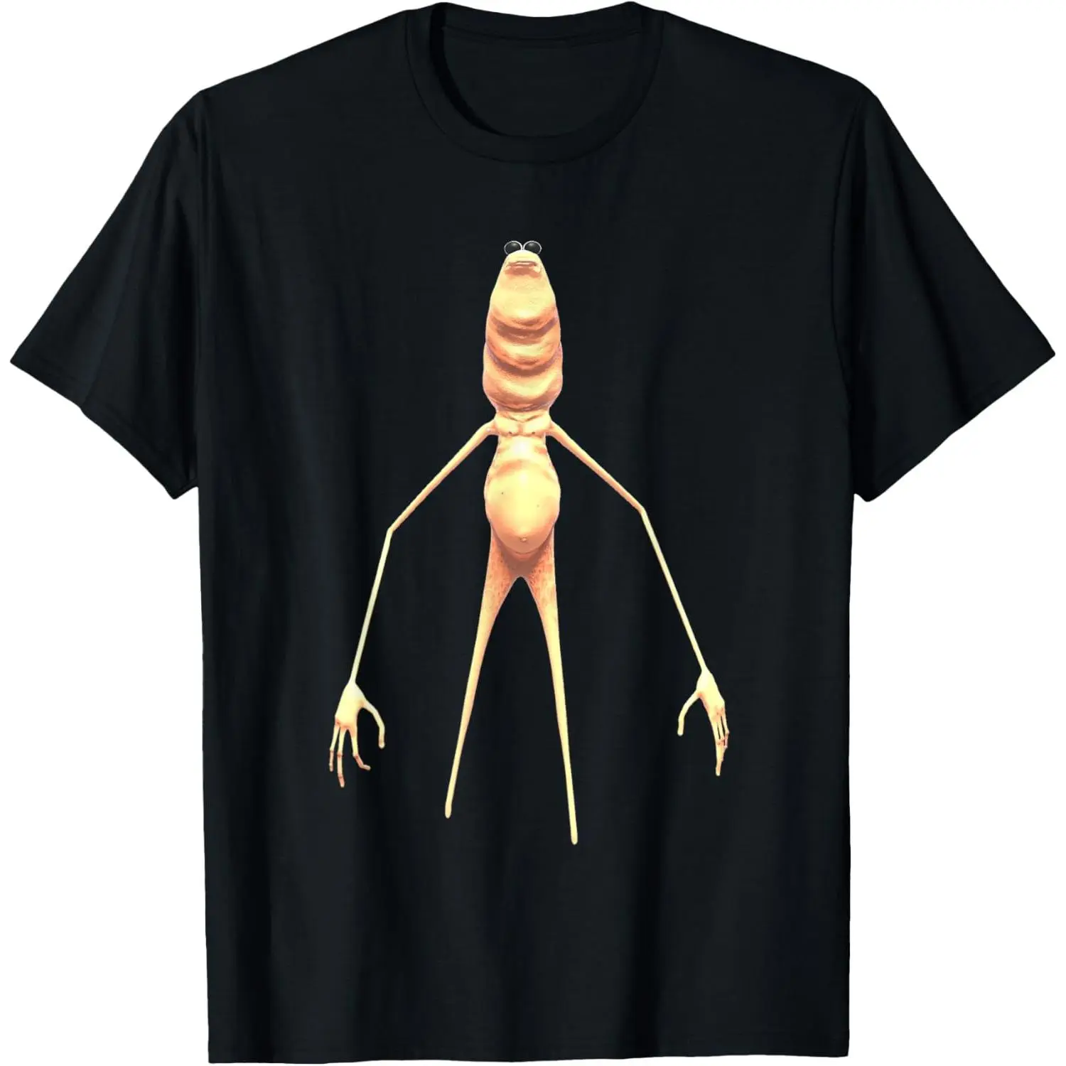 Women's Marcus The Worm Meme Graphic Short-Sleeve T-Shirt - Unisex Soft Crewneck Athletic Tee, Sturdy All-Seasons Daily Wear Tops for Simple Fashion (Sizes 2XL, 4XL)
