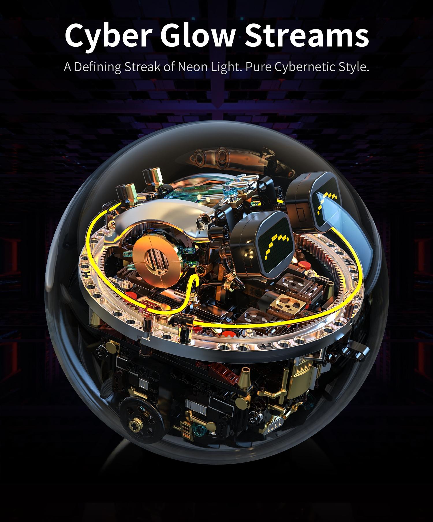 Programmable Sphere Robot RC Kit 804pcs, Stem Education Coding & Assembly Toy, Ideal Gift for Engineers, Architects, Parents