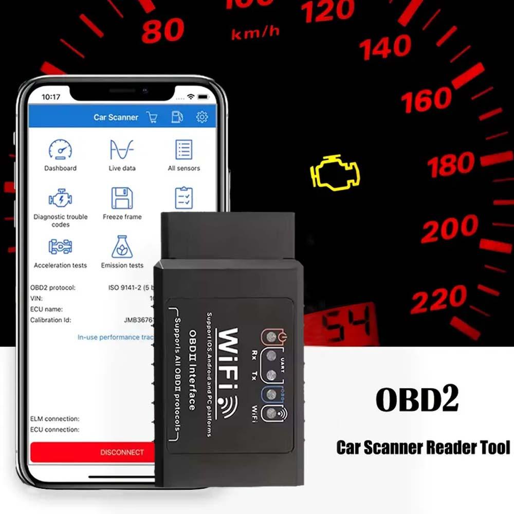 OBD2 WIFI ELM327 V 1.5 Scanner for Auto OBDII OBD 2 ODB II ELM 327 V1.5 WI-FI Code Reader Diagnostic Tool