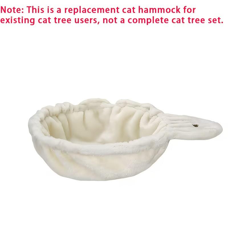 Cat Hammock Bed Replacement, Suitable for Cat Climbing Frame, Space-Saving Design for Small Spaces, Apartments, Dorms
