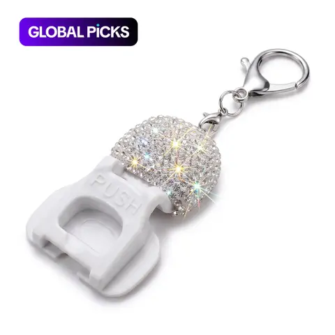 1Pcs Bling Soda Can Tab Openers & Easy Drink Covers One-Hand Soda Can Opener and Reusable Protector Caps for Coke, Beer, Soda, and Aluminum Cans for Parties, BBQ, Camping&Travel Beverage Can Opener #GLOBAL PICKS
