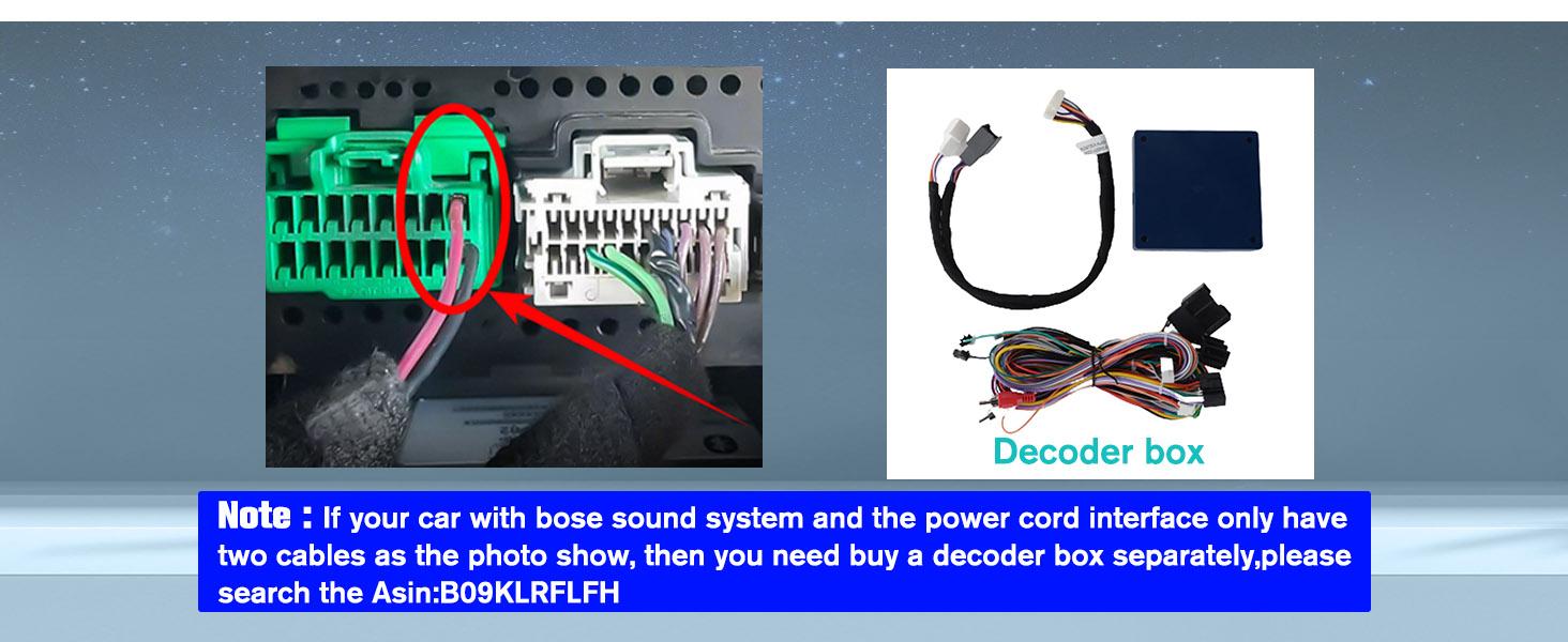 Car Stereo for Chevy Silverado GMC Sierra 2014-2018 touch screen has Android Auto Wireless Carplay, Bluetooth WIFI supports GPS Navigation（With Bose system, you need to purchase an additional fiber optic box! ! !）
